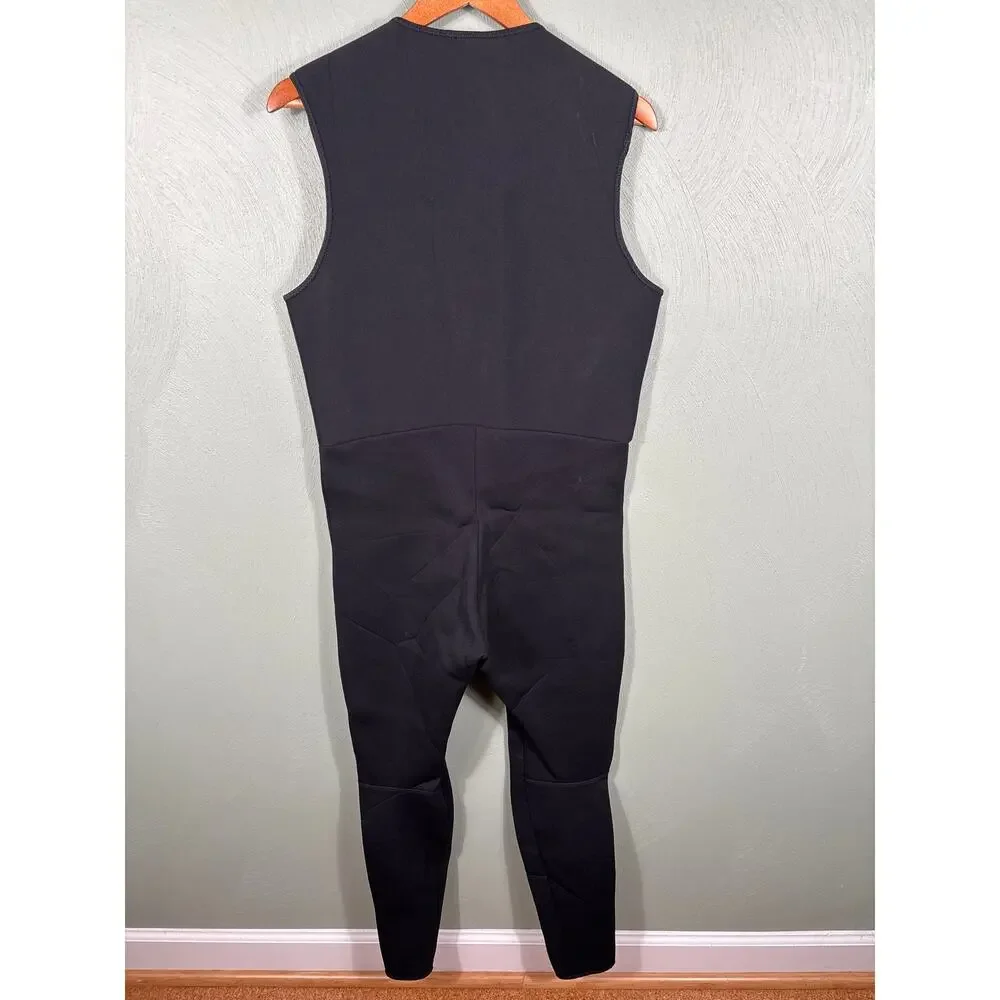 Bareskins‎ 2pc Wetsuit Men's Large Black Red Swimming Snorkeling Diving Swimwear